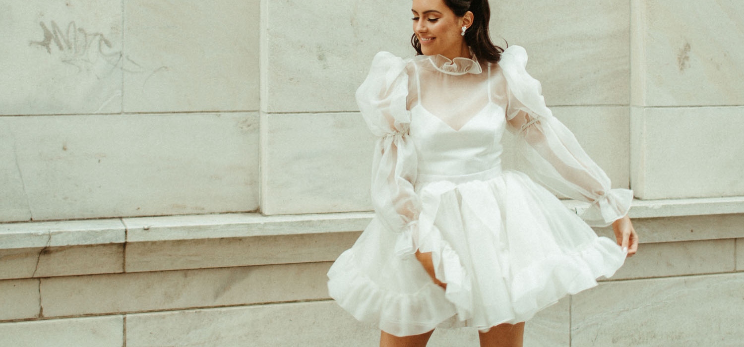 Wedding Trend: Mini Wedding Dresses — And Their Unique Designers - Wed  Society PRO